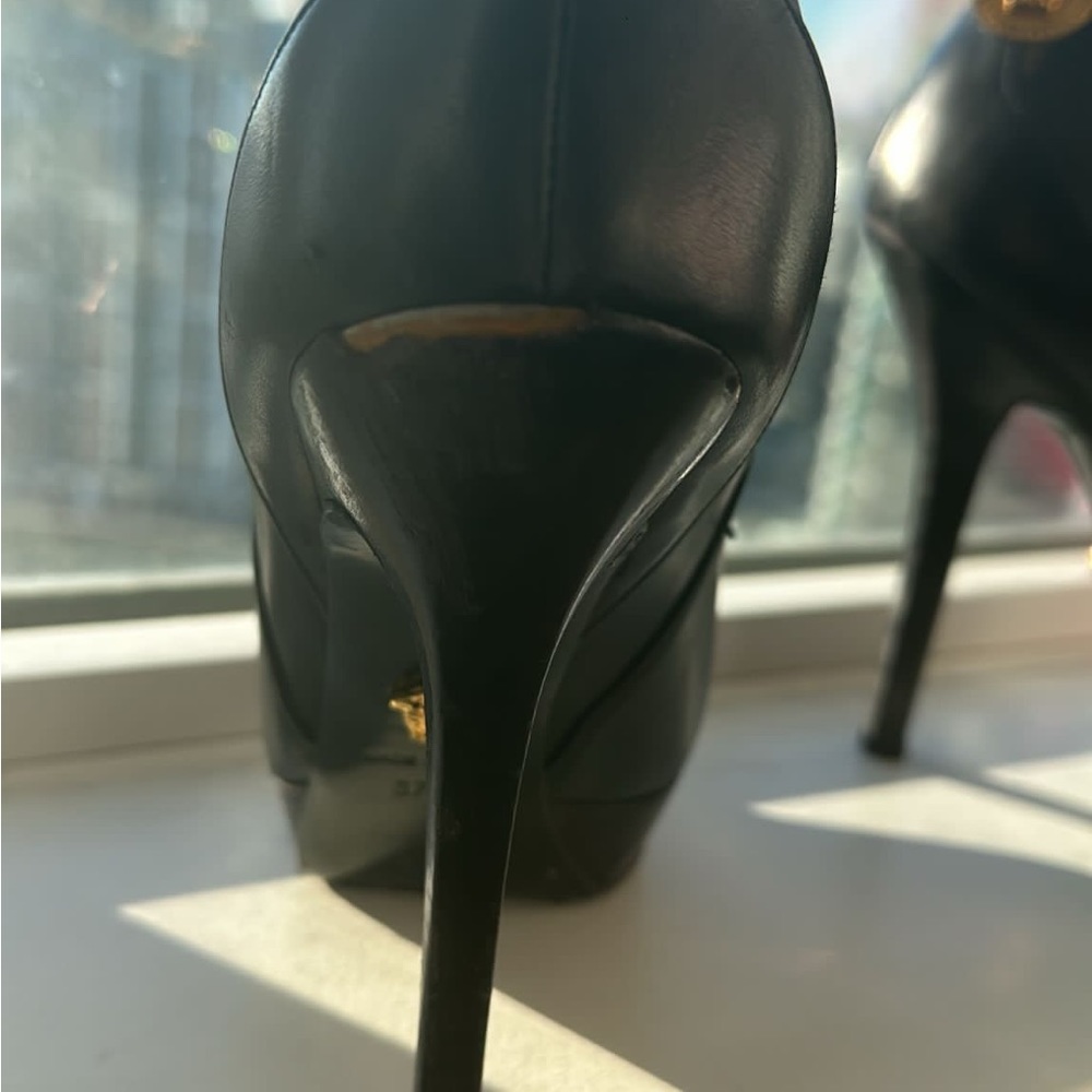 Authentic Versace Black Boots 7.5 - Picture 3 of 8